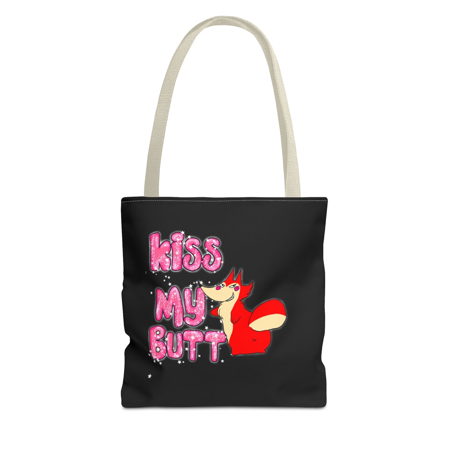 "Kiss My Butt" Tote Bag (AOP)