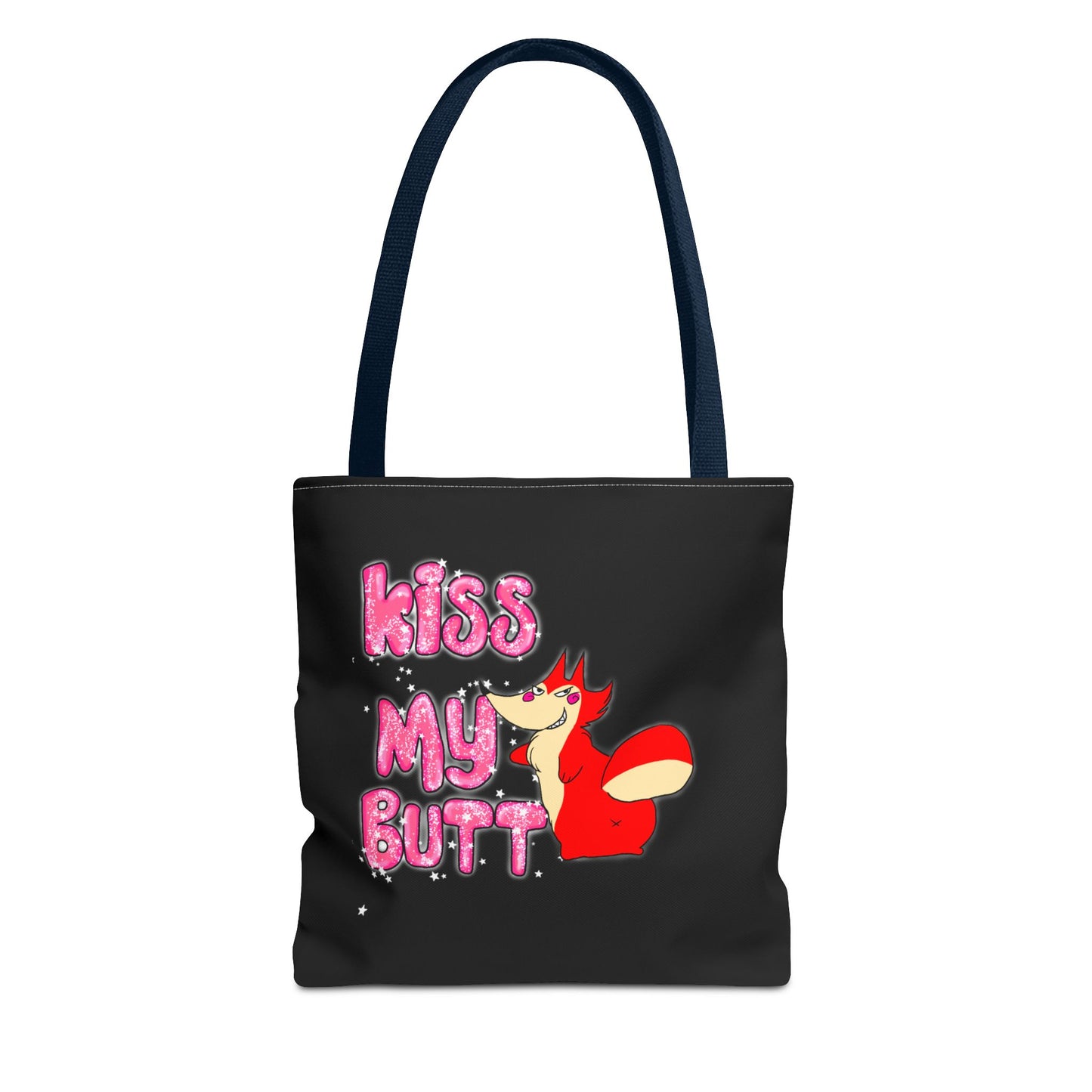 "Kiss My Butt" Tote Bag (AOP)