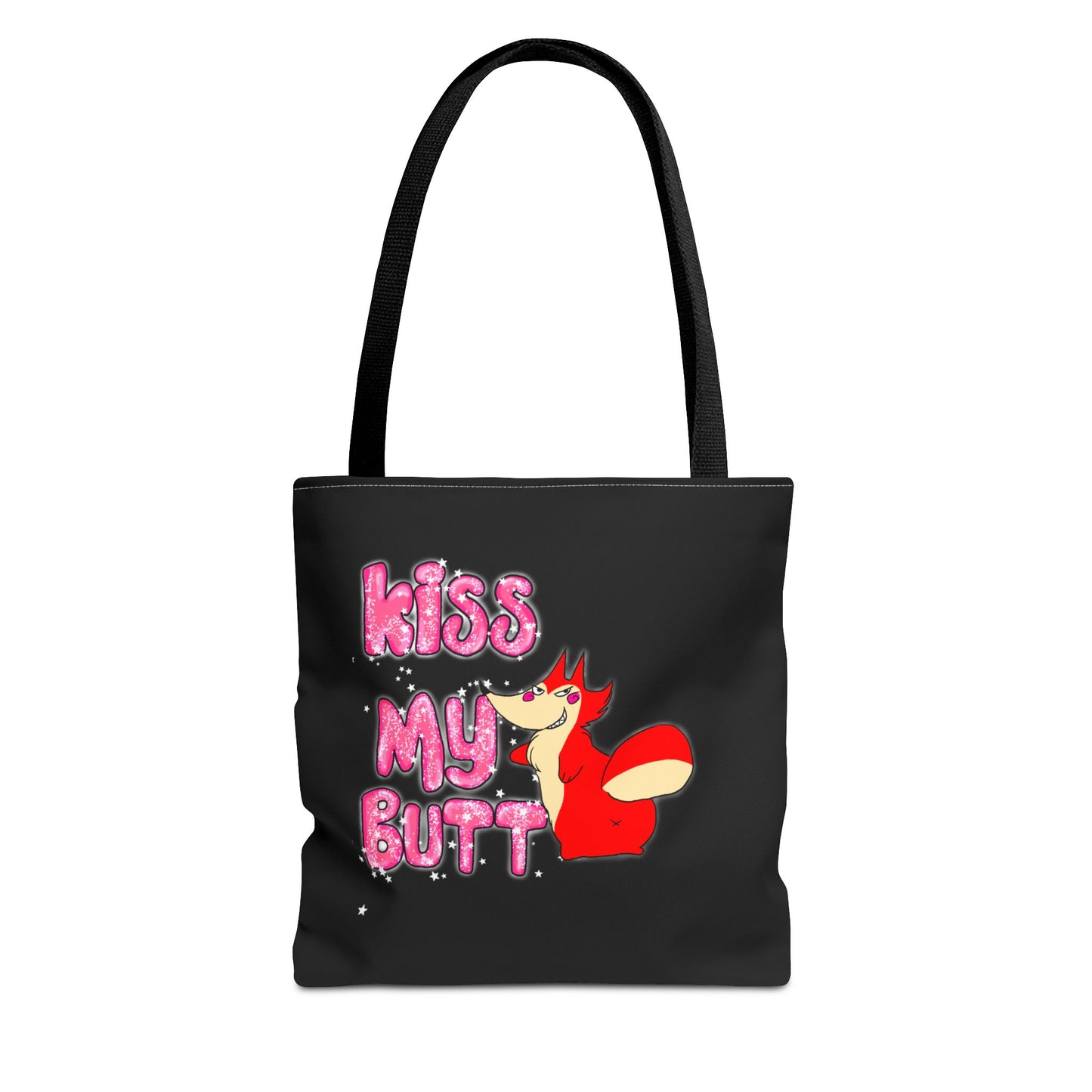 "Kiss My Butt" Tote Bag (AOP)