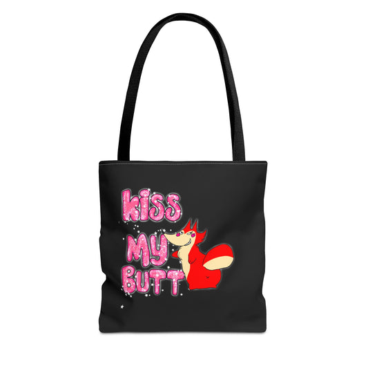 "Kiss My Butt" Tote Bag (AOP)