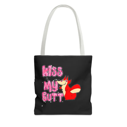 "Kiss My Butt" Tote Bag (AOP)