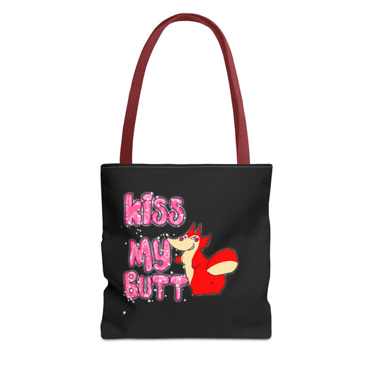 "Kiss My Butt" Tote Bag (AOP)